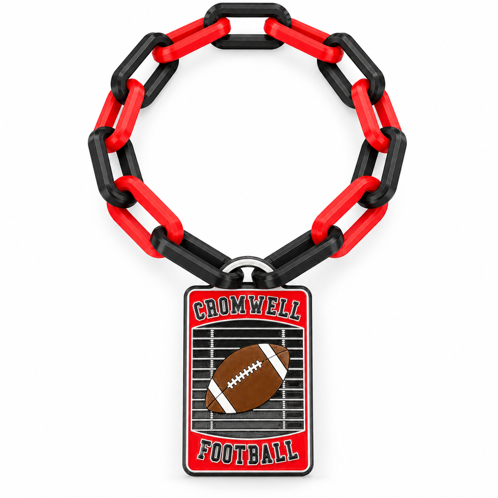 Cromwell Football Hype Chain with Medallion