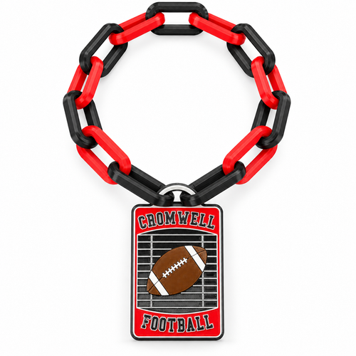Cromwell Football Hype Chain with Medallion