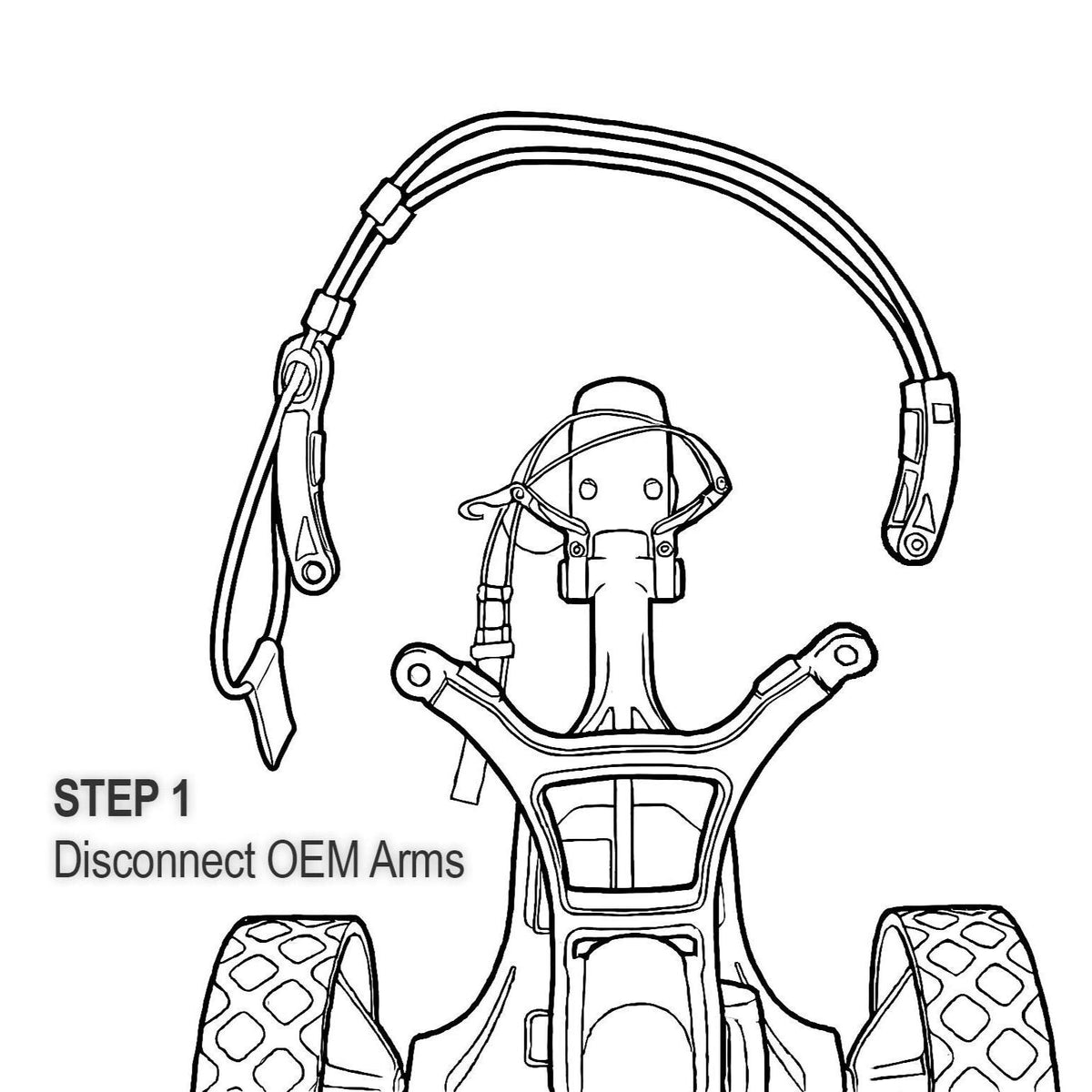 Golf Bag Stabilizers for Motocaddy Electric Caddies - photo 2
