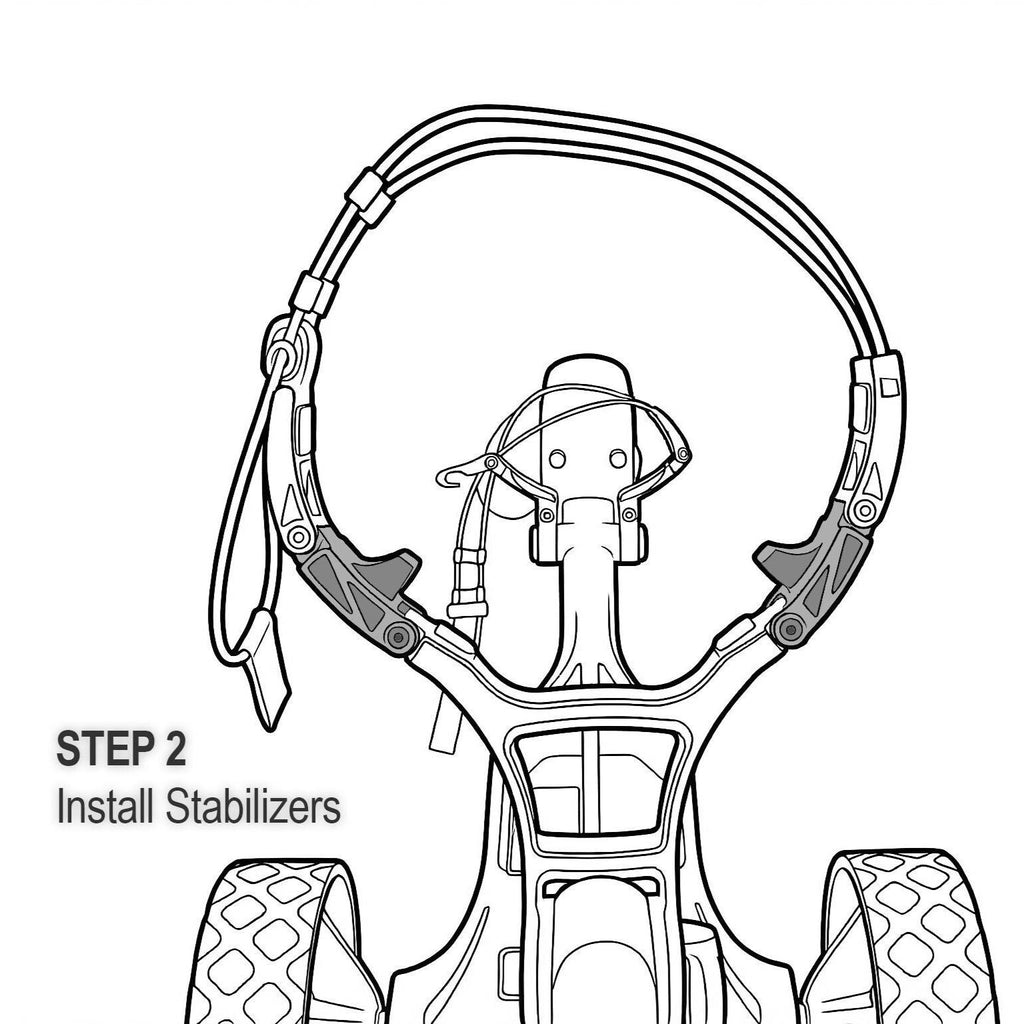 Golf Bag Stabilizers for Motocaddy Electric Caddies - photo 3