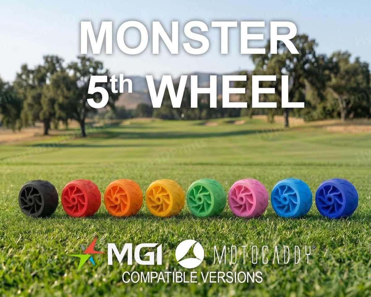 Monster Stabilizing 5th Wheel for MGI and Motocaddy Electric Caddies - photo 1