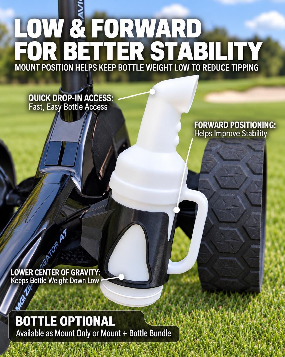 Sand Bottle Holder for MGI Caddies + Optional Bottle - photo 2