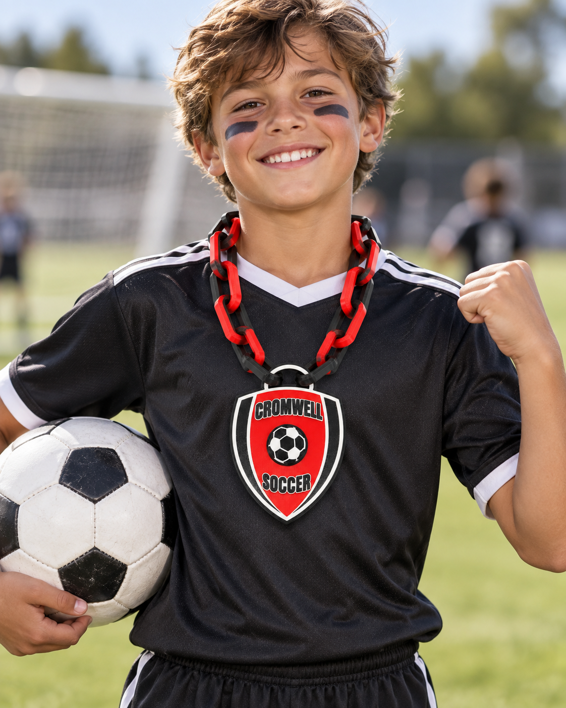 Cromwell Soccer Hype Chain with Medallion